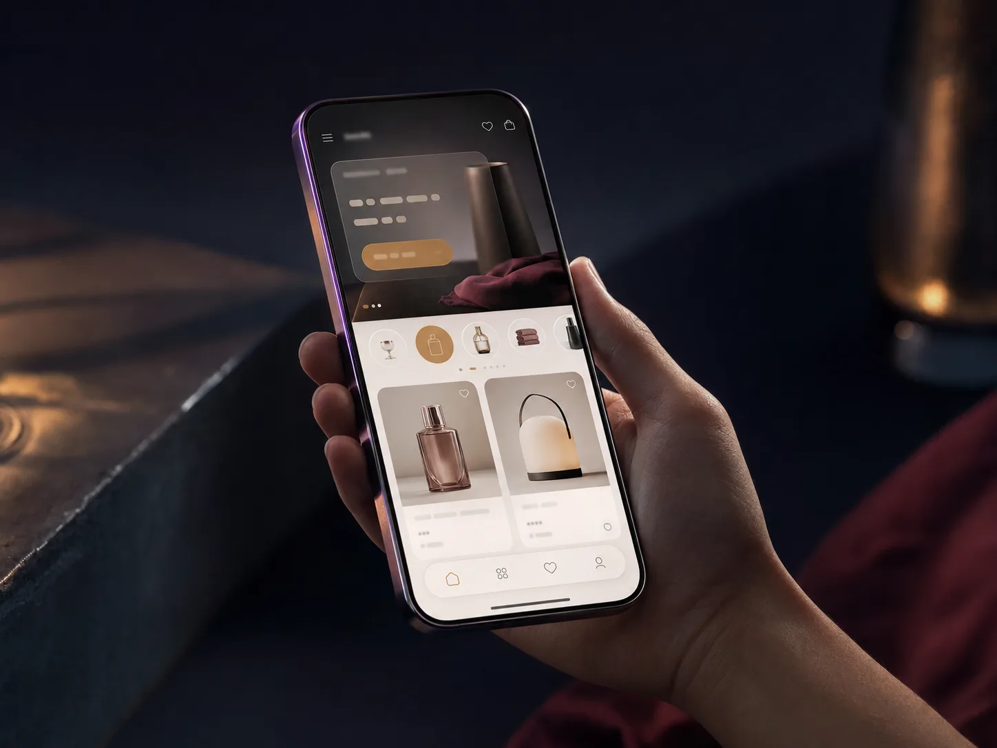 Projeto conceitual: E-commerce premium